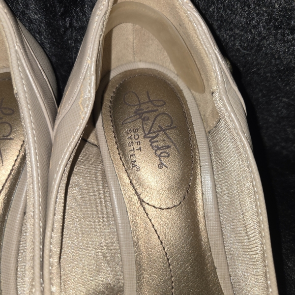 Life Stride Taupe Wedge Shoes - Picture 3 of 7